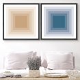 thumbnail image 1 of PixonSign Framed Wall Art Print Set Geometric Tribal Black and Gold Lines Abstract Shapes Digital Art Modern Art Chic Colorful Multicolor Ultra for Living Room, Bedroom, Office - 16"x16"x2 Black, 1 of 5