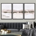 thumbnail image 1 of PixonSign Framed Wall Art Set Pastel Explosion Misty Mountain Forest Landscape Nature Wilderness Abstract Modern Art Print Decoration Rustic for Living Room, Bedroom, Office - 16"x24"x3 Black, 1 of 5