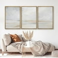 thumbnail image 1 of PixonSign Framed Wall Art Set Watercolor Pastel Misty Sand Dune Landscape Nature Wilderness Scenic Modern Art Decor Minimalist Relax/Calm for Living Room, Bedroom, Office - 16"x24"x3 Natural, 1 of 5