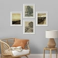thumbnail image 1 of PixonSign Framed Wall Art Vintage Country Rural Forest Landscapes Posters, Set of 4 Farmhouse Trees & Village Illustrations Wall Decor, Adhesive Canvas Prints for Home Decor - 11"x14" White, 1 of 1