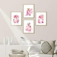 thumbnail image 1 of PixonSign Framed Wall Art Watercolor Pastel Fashion French Perfume Bottles Posters, Set of 4 Modern Stylish Pattern Illustrations, Preppy Room Adhesive Canvas Prints for Home Decor - 12"x16" Natural, 1 of 5
