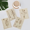 thumbnail image 1 of PixonSign Frameless Wall Art Sepia Vintage Classic Flower Art, Set of 4 Collage Floral Wall Decor Prints, Nature Wildeflowers Wall Décor, Plants Rustic Vintage Posters for Home - 8"x10", 1 of 5