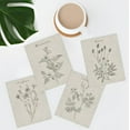 thumbnail image 1 of PixonSign Frameless Wall Art, Vintage Wildflower Prints, Set of 4 Plant Floral Collage Drawing Wall Decor, Nature Wilderness Botanical Modern Wall Décor for Living Room, Bedroom, Office - 12"x16", 1 of 5
