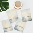 thumbnail image 1 of PixonSign Frameless Wall Art Watercolor Ocean Seascape Prints, Set of 4 Nature Wilderness Wall Decor, Abstract Geometric Wall Décor, Adhesive Canvas Poster, Modern Home Artwork - 8"x10", 1 of 5