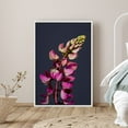 thumbnail image 1 of PixonSign Lupine Flower Picture Framed Canvas Art Prints Farmhouse Wall Decor, 24"x36" White, 1 of 5