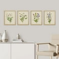 thumbnail image 1 of PixonSign&nbsp;Framed Wall Art, Watercolor Floral Botanical Posters, Set of 4 Rustic Farmhouse Wall Decor Wildflowers Prints, Minimalist Wall Décor for Living Room, Bedroom, Office - 12"x16" Natural, 1 of 5