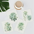 thumbnail image 1 of PixonSign&nbsp;Frameless Pastel Echeveria Cactus Succulent Wall Art, Set of 4 Nature Wilderness Prints, Botanical Floral Plant Wall Décor, Rustic Artwork for Living Room, Bedroom, Office - 11"x14", 1 of 5