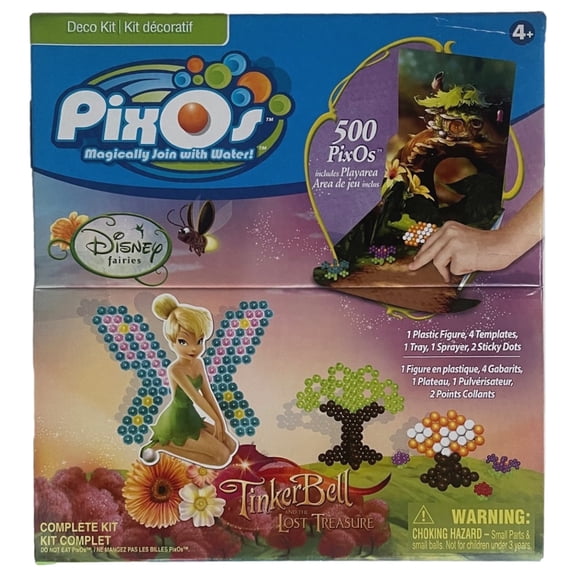 Pixos Disney Fairies Tinkerbell Mini Figure Playset, Kids Arts & Crafts Activity