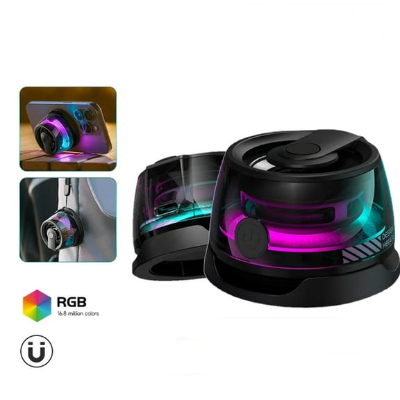 Pizens Portable Bluetooth Speaker, IPX5 Waterproof Mini Magnetic Bluetooth Speaker