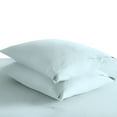 thumbnail image 1 of Pizuna 400 Thread Count Cotton Envelope Baby Blue Pillow Covers King Size 2Pack, 100% Long Staple Cotton Soft Sateen Weave Breathable Pillow Cases-With-8Inch-Flap (100% Cotton King Size Pillow Cases), 1 of 1