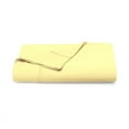 thumbnail image 1 of Pizuna 400 Thread Count Cotton King Flat Sheet Mellow Yellow, 1Pc 100% Long Staple Cotton Top Sheet High Breathable Sateen Weave White Flat Sheet with Stylish 4inch Hem, 1 of 6