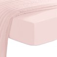 thumbnail image 1 of Pizuna Pure 100% Cotton Full Fitted Sheet Only, Luxurious 400 Thread Count Long Staple Cotton Sateen Weave 15" Deep Pocket Fitted Sheet (Combed Light Pink Full Fitted Sheet Cotton), 1 of 4