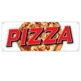 thumbnail image 1 of Pizza 13 oz Vinyl Banner With Metal Grommets, 1 of 4