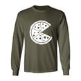 thumbnail image 1 of Pizza Adult Long Sleeve T-shirt, 1 of 3