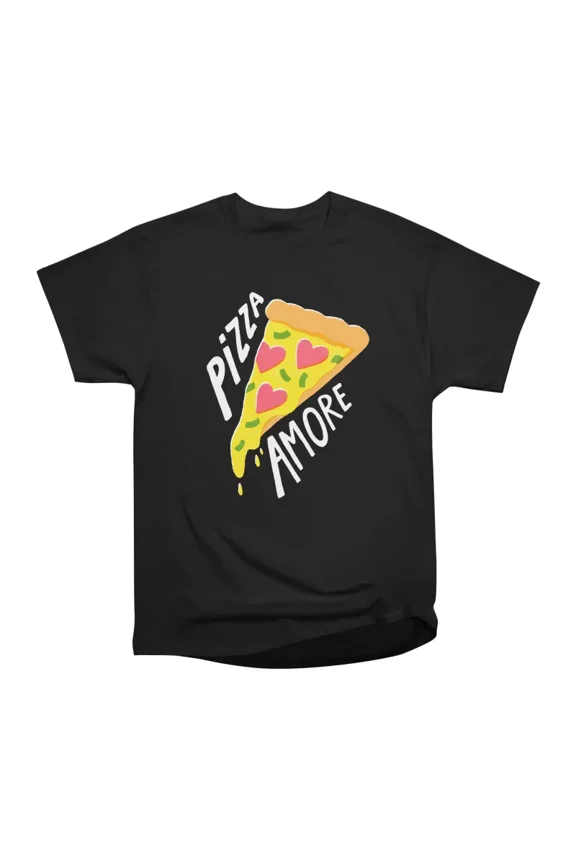 Pizza Amore T-Shirt Tee Gift For Him Merch For Her Apparel For Friend