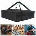 thumbnail image 1 of Pizza Bag for Delivery Bag, Insulated Food Delivery Bag for Hot and Cold Meal, Tote Insulation Bag for Catering Doordash, Insulated Pizza Carrier Delivery Bag, Food Warmers Bag, 19.69X19.69X5.91in, 1 of 7