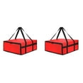 thumbnail image 1 of Pizza Bags For Transport 20x20x6 Inch Insulated Non Woven Cloth Pizza Bag For Outdoor Picnic 2PCS, 1 of 9