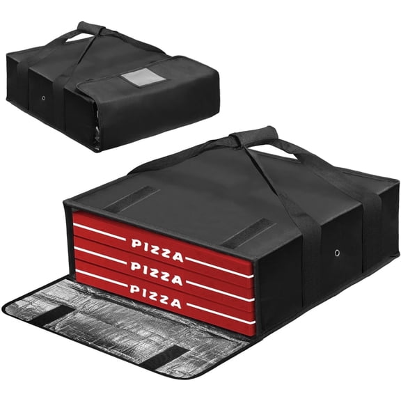 Godery Pizza Delivery Bag Heat Resistant Polyester Fabric Reusable Food Storage Bags