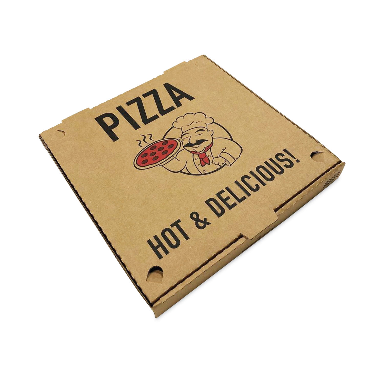 9X9X1.5 Inches Brown Corrugated Pizza Box 5 Ply (Pack of 50)