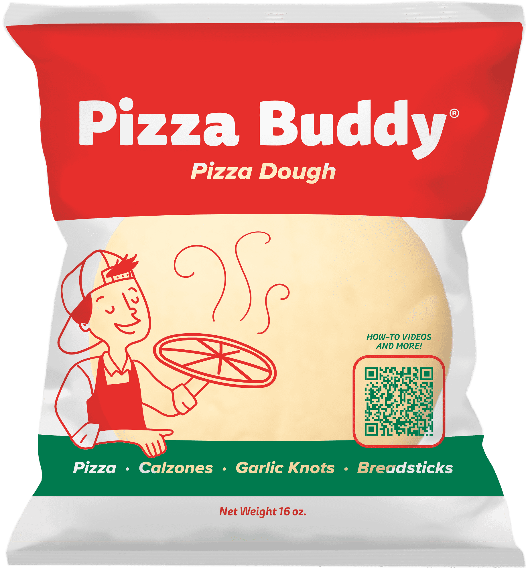 Pizza Buddy Pizza Dough, 16oz. Bag