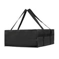 thumbnail image 1 of Insulated Pizza Delivery Bag For Carry Hot, 20" X 20" X 6" Carrier Warmer, Insulated Food Delivery Bag Black - Pizza Bags For Transport 20x20x6 Inch, 1 of 8