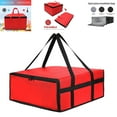 thumbnail image 1 of Pizza Carrier Insulated Bags Large for Deliveries, Insulated Pizza Carrier Delivery Bag 20x20 Food Bag for Personal and Professional Use, 1 of 8