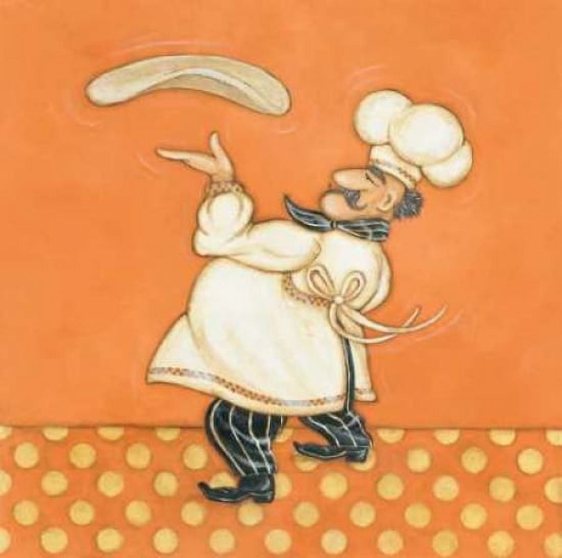 Pizza Chef Canvas Art - Stephanie Marrott (24 x 24)