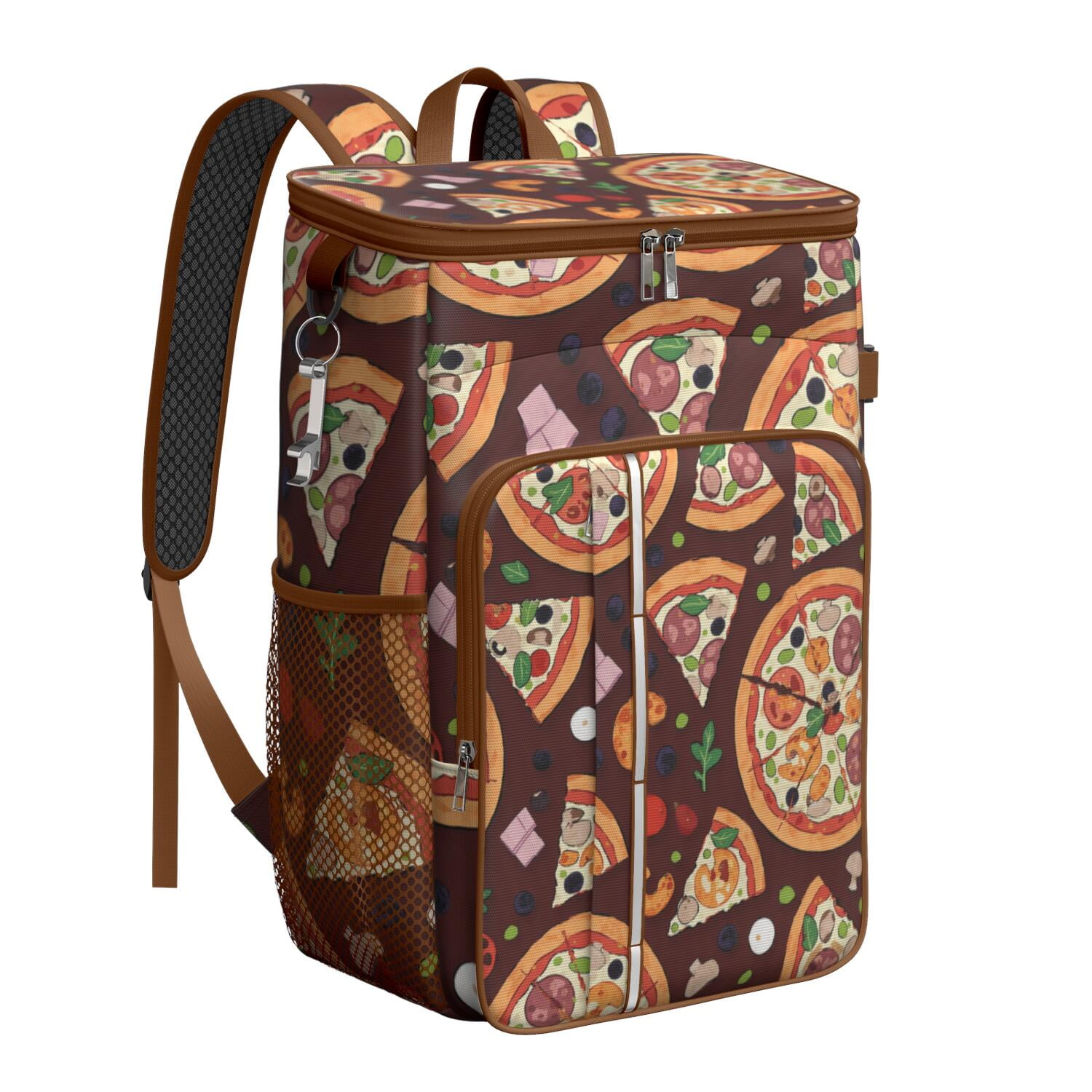 Pizza Cooler Backpack Insulated Waterproof Leak Proof Backpack Cooler Lightweight Lunch Picnic Camping Backpack Cooler for Men Women