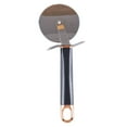 thumbnail image 1 of FUEENIRVA Pizza Wheel Cutter 1Pc Black Stainless Steel Kitchen Tool with Comfortable Grip for Easy Slicing, 1 of 6