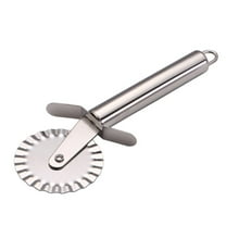 Pizza Cutter Wheel Roller,Stainless Steel Pastries Wheel Cutter,Pizza Cutter Wheel,Crinkle Cutter Maker with Long Handle,Multi-Function Kitchen Utensils Gadgets.