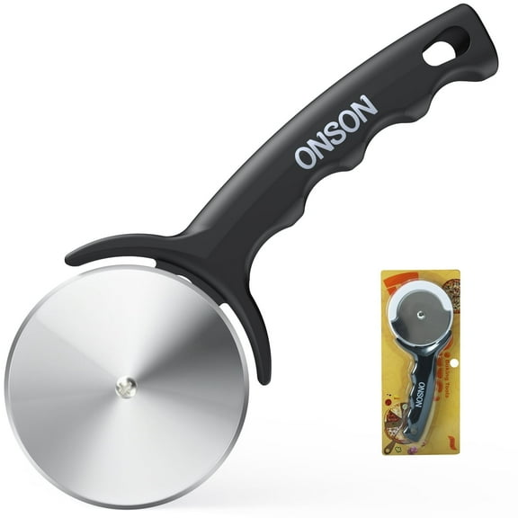 GOOVI By ONSON Pizza Cutter Wheel with Stainless Steel Blade, Ergonomic Handle
