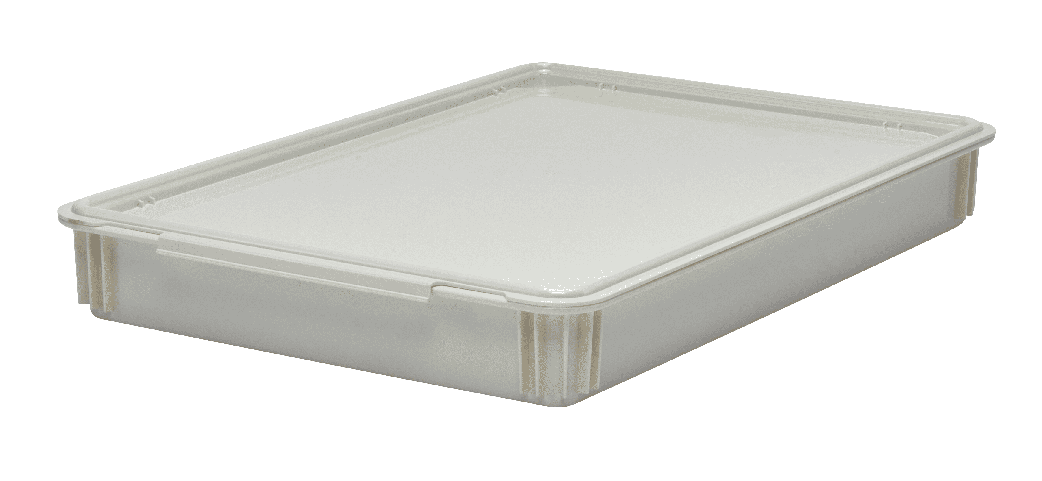 18'' X 26'' White Plastic Stackable Rectangle Dough Tray Proofing Box for  Pizza - China Proofing Box and Dough Box price