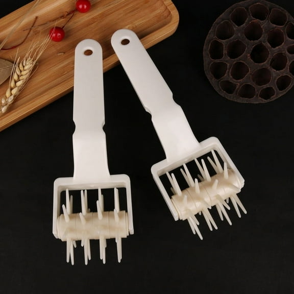 Pizza Dough Docker Roller for Perfect Crust, Baking Tool with Needle Wheels, Stress Relief Desk Decor, Unique Gift Idea for Home and Office