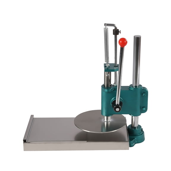 Pizza Dough Press Machine, 9.5" Manual Pastry Press Machine Stainless Steel