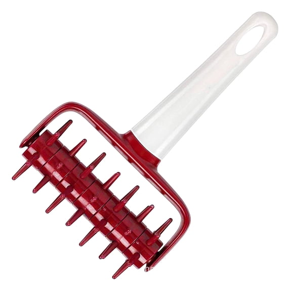 Pizza Dough Roller - Hole Puncher, for Pizza/Pie/Cookies, Prevents Air Bubbles, ABS/PP Material