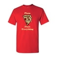 thumbnail image 1 of Pizza Fixes Everything Adult DT T-Shirts Tee, 1 of 2