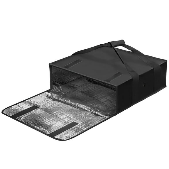 Pizza Food Delivery Bag with Hand Straps Waterproof Pizza Carrier Portable Insulated Bags Large Insulated Delivery Bag for Food Party Picnics