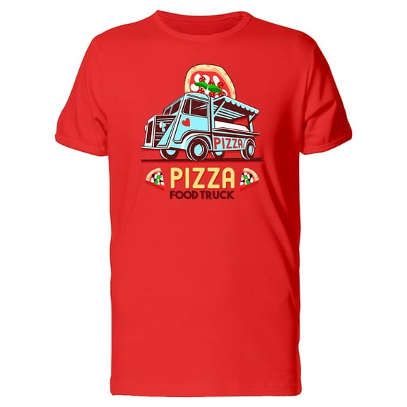 Pizza Food Truck Design T-Shirt Men -Image by Shutterstock, Male XX-Large
