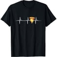 thumbnail image 1 of Pizza Heartbeat - Food Lover Foodie Funny Pizza T-Shirt, 1 of 5