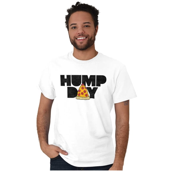 Pizza Hump Day Office Job Funny Work Men's Graphic T Shirt Tees Brisco Brands M