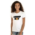 thumbnail image 1 of Pizza Hump Day Office Job Funny Work Womens Slim Fit Graphic Tee Brisco Brands X, 1 of 5