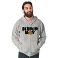 thumbnail image 1 of Pizza Hump Day Office Job Funny Work Zip Up Hoodie Men's Women's Brisco Brands S, 1 of 6