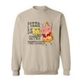 thumbnail image 1 of Pizza Is My Current Relationship Sweatshirt Men -Image by Shutterstock, Male Small, 1 of 4