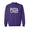 thumbnail image 1 of Pizza Is My Valentine Crewneck Sweatshirt, 1 of 2