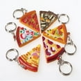 thumbnail image 1 of Pizza Keychains - Pack of 12, 1 of 1