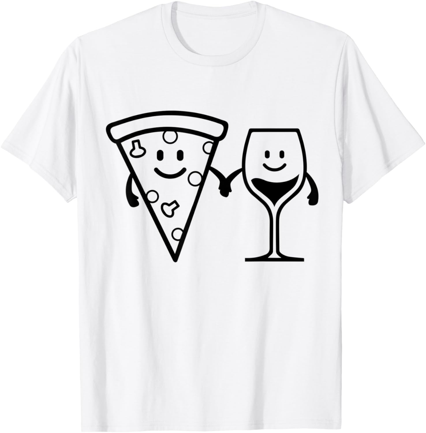 Pizza Lover Pizzeria Pizza And Wine Italian Food Chef TShirt