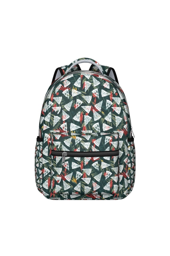 Pizza Lover’s Backpack - Trendy & Functional Bag for School, Work & Travel, Eye-Catching Pizza Graphics, Roomy Interior, Padded Shoulder Straps, Great Daily Carry, Awesome Gift Idea