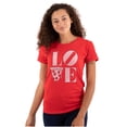 thumbnail image 1 of Pizza Lovers Italian Foodie Love Womens Slim Fit Graphic Tee Brisco Brands M, 1 of 3