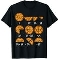 thumbnail image 1 of Pizza Math Fraction Italian Cuisine Food Sarcastic Humor T-Shirt, 1 of 2
