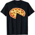 thumbnail image 1 of Pizza Missing A Slice Matching Set Couple Family TShirt T-Shirt, 1 of 3